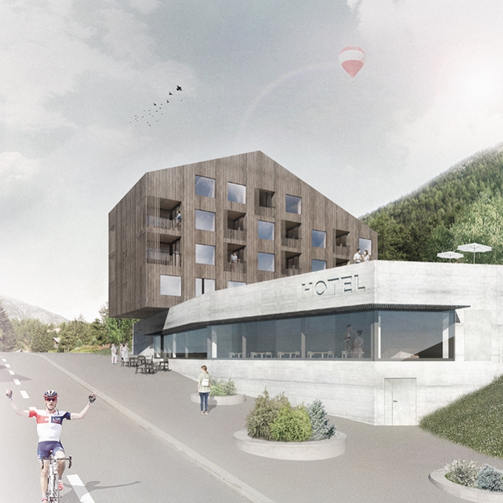 3-star hotel, champex-lac, 1st prize competition